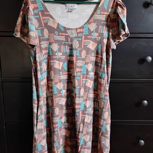 Geometric Patterned Dress